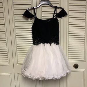 Speechless Black & White Dress